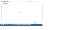 Desktop Screenshot of karahancilar.com